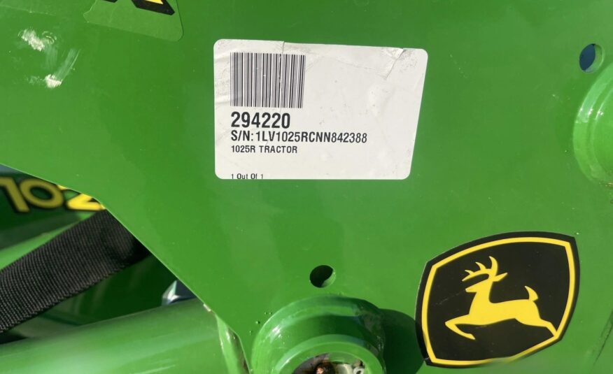 2022 John Deere 1025R